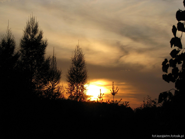 Zachód słońca #chmury #krajobraz #lezajsk #lezajsktm #leżajsk #niebo #przyroda #słońce #widok #zachód