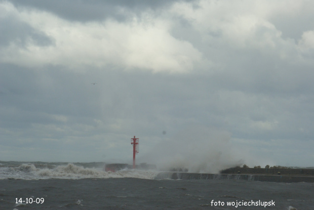 Ustka dzisiaj 14-10-09 południe cdn