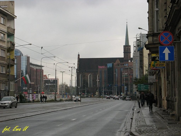 widok od Piotra Skargi na plac Dominikański