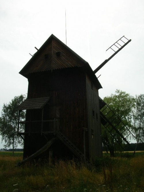 Stary Kobylin (wielkopolskie) - wiatrak Mikołaj