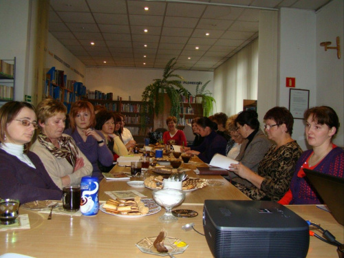 23 listopada 2009 w MGBP odbyło się kolejne szkolenie bibliotekarzy zorganizowane przez Powiatową Bibliotekę Publiczną w Rykach #Ryki