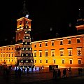 Świąteczna Warszawa...choinka na Placu Zamkowym...