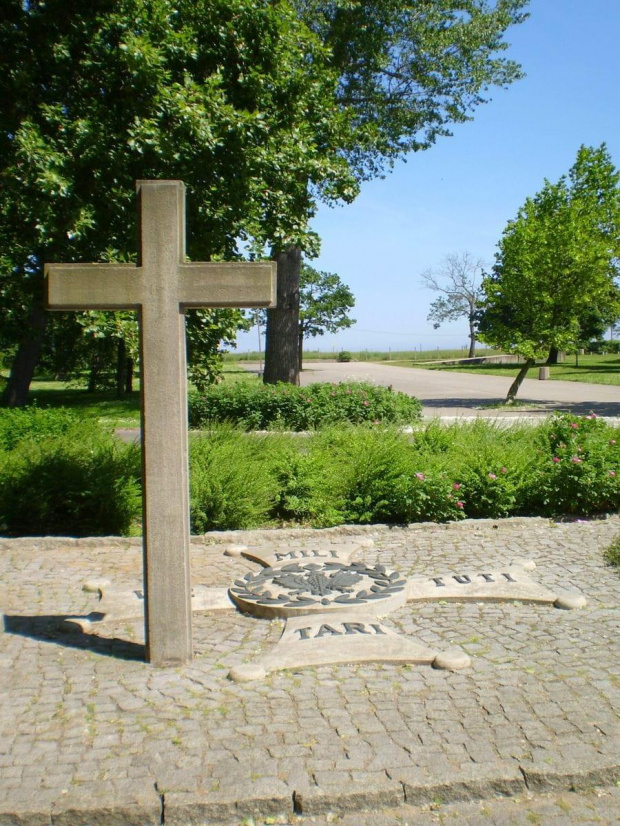 Obok grobów obrońców Westerplatte