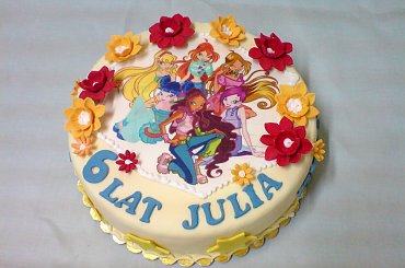 Winx #Winx #czarodziejki #tort