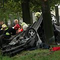 wypadek na 198 km koło Komornik (pod Poznaniem) #auto #wypadek #kraksa