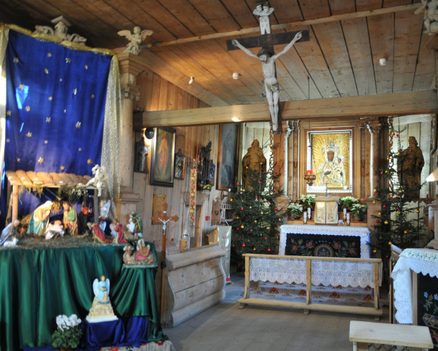 Zakopane - Stary kościół drewniany na Kościeliskiej