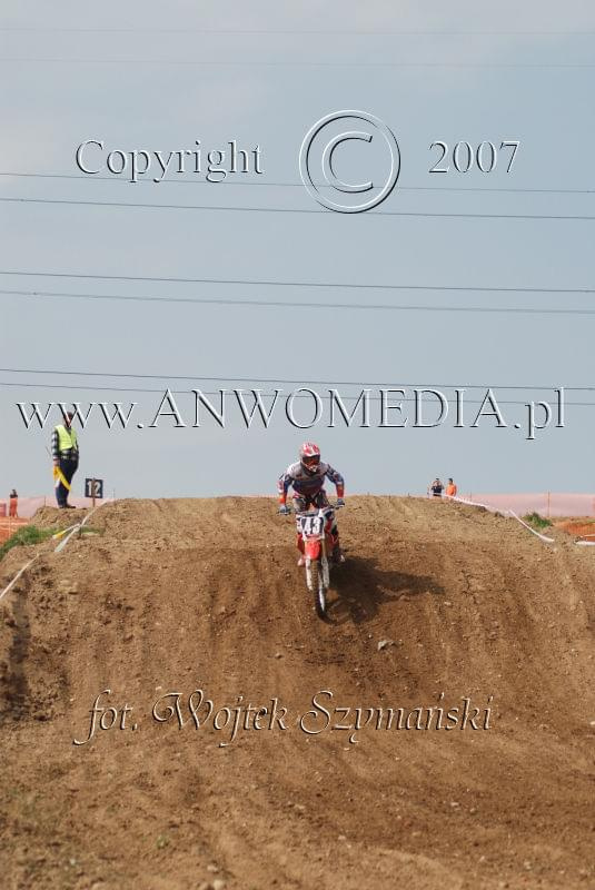 MOTOCROSS MISTRZOSTWA EUROPY w kl. 125 J. open Gdańsk 29.04.2007r.
www.ANWOMEDIA.pl