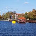 Ostróda-jezioro Drwęckie, wyciąg nart wodnych.