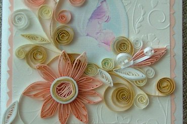 Kartka na Chrzest ręcznie robiona #BożeNarodzenie #card #christrmas #filc #karta #kartka #KartkiNaBożeNarodzenie #świąteczna