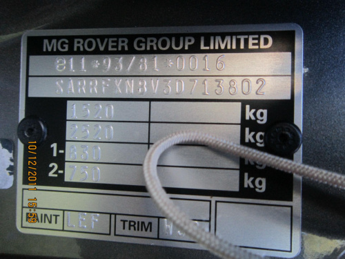 MG ZR 100