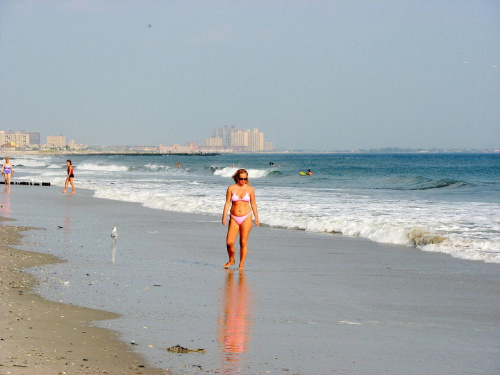 Październikowy spacer plażą... #ludzie