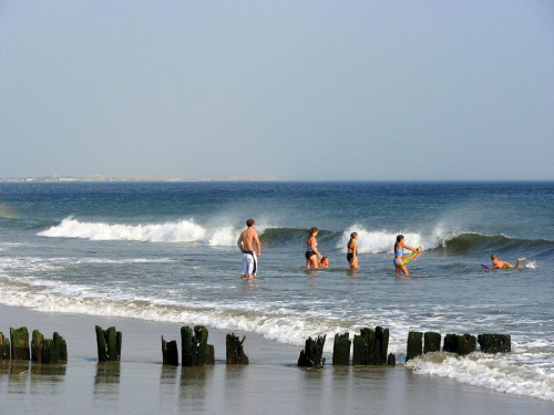 Październikowy spacer plażą... #ludzie