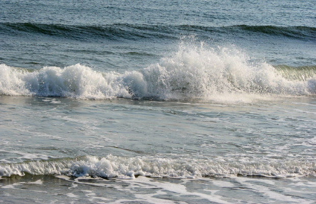 Październikowy spacer plażą... #ocean #plaza #mewy #ludzie #motyl #muszle #fale