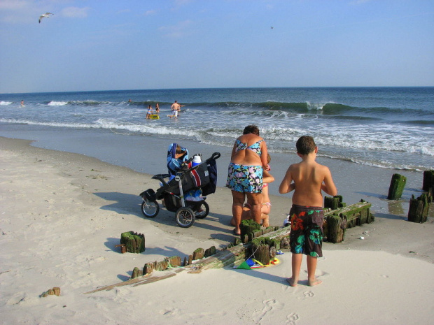 Październikowy spacer plażą... #ludzie