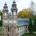 Kościół klasztorny (bazylika mniejsza) pw. Wniebowzięcia NMP (1728-1735) w Krzeszowie #Park #Miniatury #Zabytki #DolnyŚląsk #Kowary #Polska #Kościół #Krzeszów