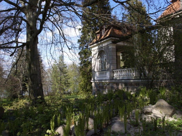 Park i pałac w Łężanach