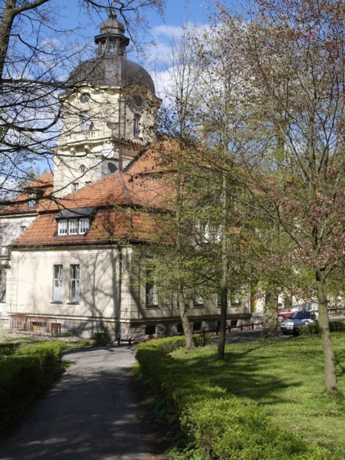 Park i pałac w Łężanach