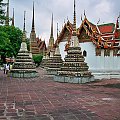 Część światynna - stupy światyni Wat Po #Tajlandia #Bangkok