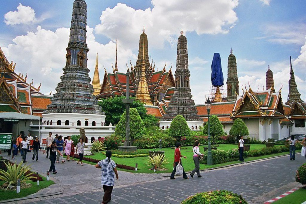 Część światynna obiektu Grand Palace #Tajlandia #Bangkok