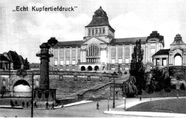 Budynek Muzeum Miejskiego wybudowanego w latach 1907-11 #szczecin #BudynekMuzem #MuzemMiejskie #EchtKupfertiefdruck