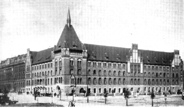Budynek Prezydium Policji przy ul. Małpolskiej (ok. 1921 #szczecin #UlicaMałopolska #PrezydiumPolicji