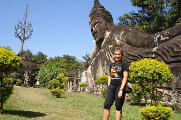 BUDDHA PARK 25km od VIENTIANE- stolicy LAOSU.