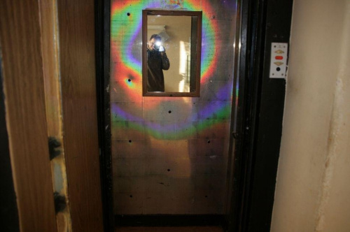 Holograficzna winda.
Holographic lift. #architektura #socrealizm #nauka