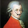 Mozart z wąsami Dalego