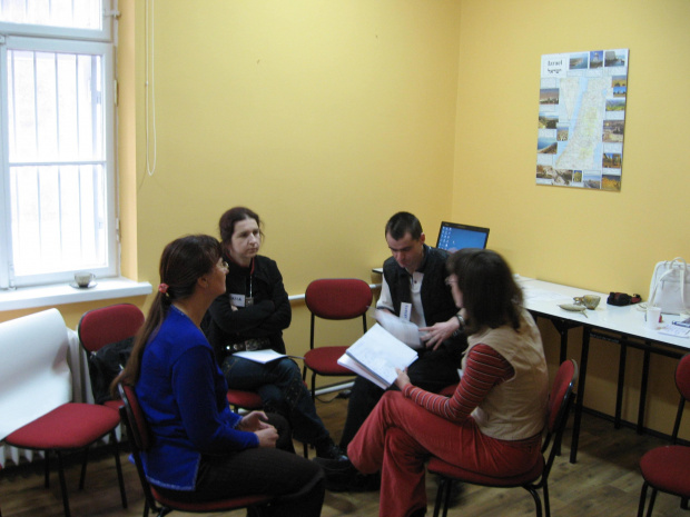 Szkolenie na temat pozyskiwania funduszy na rzecz osób niepenosprawnych, 15-16 grudnia 2007 t. (w lokalu Centrum Współpracy Pozarządowych w Białymstoku)